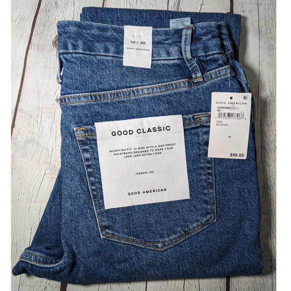 Good American High Rise Women Jeans - Blue - Picture 12 of 14